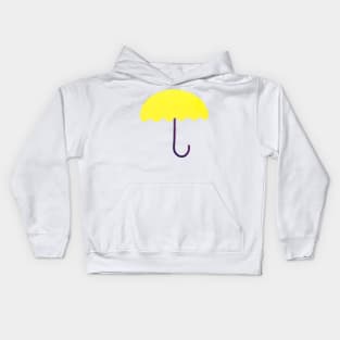 There's a Yellow Umbrella For Everyone Kids Hoodie